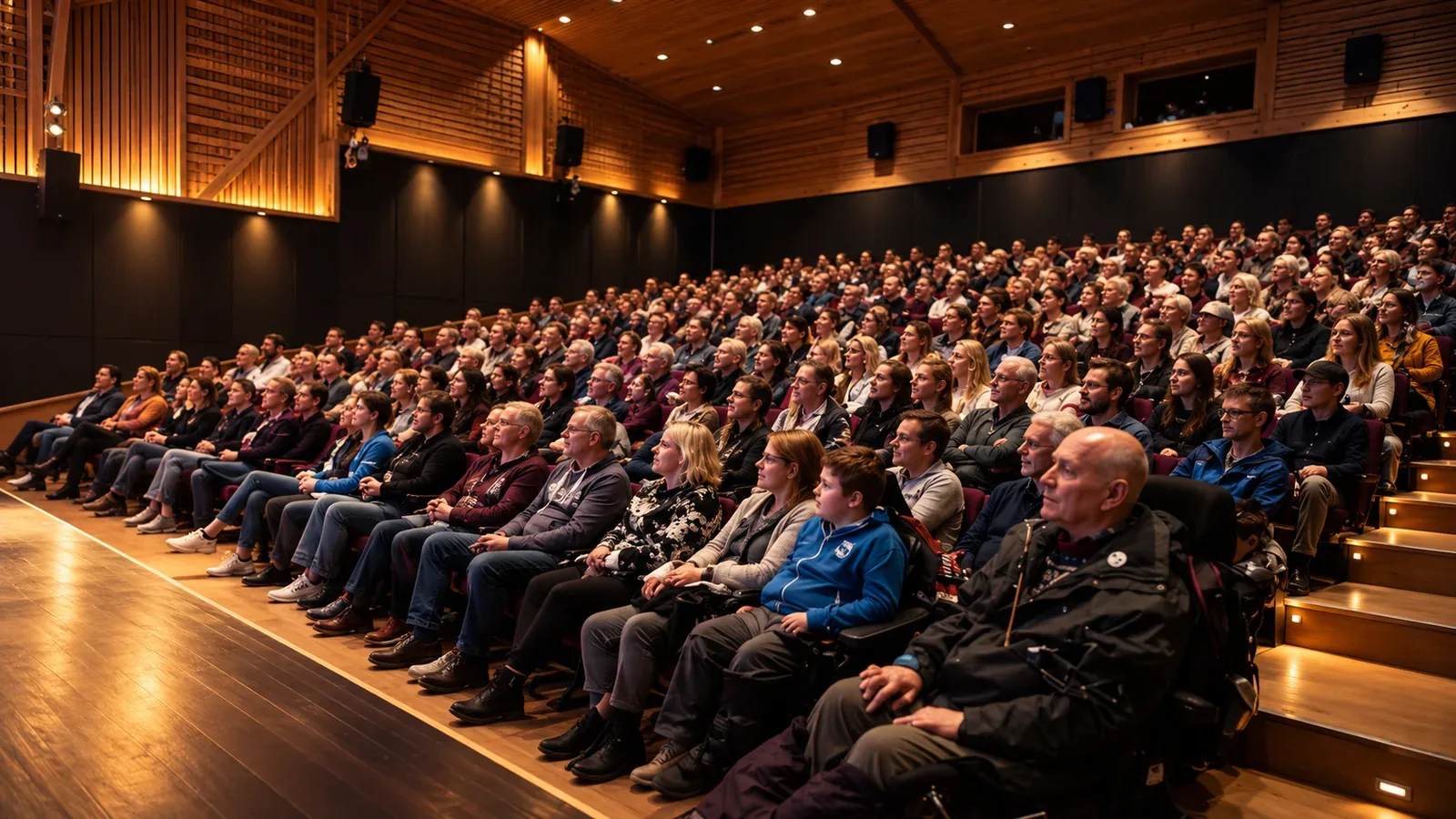 Fullt hus i King Oscar Amfi